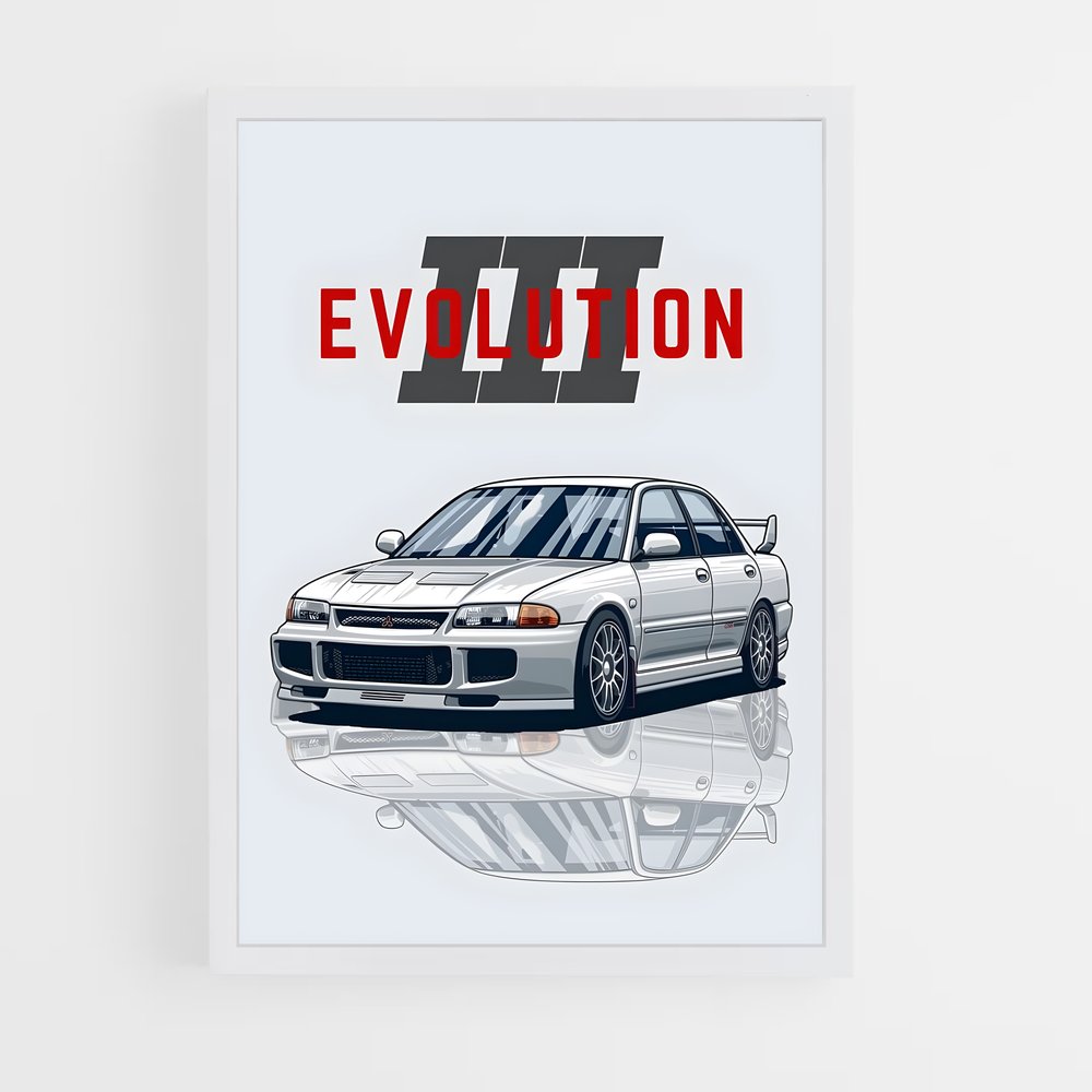 Poster Lancer Unleashed – affiche Mitsubishi (vue 3)